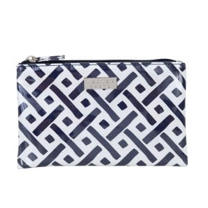 Wicked Sista Demi Geo Large Flat Purse Cosmetic Makeup Bag Travel Toiletry Organiser