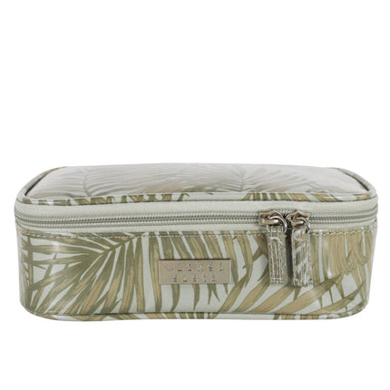 Wicked Sista Golden Tropics Rectangular Brush Cosmetic Bag for Makeup and Travel