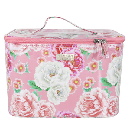 Wicked Sista Sienna Fleur Pink Large Beauty Case