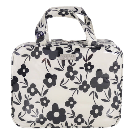 Wicked Sista Monochrome Floral Large Hold All Cosmetic Bag