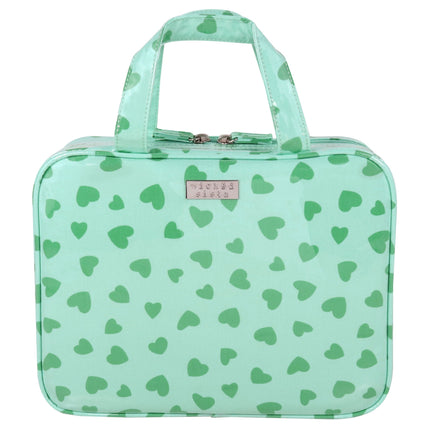 Wicked Sista Dancing Hearts Large Hold All Cosmetic Bag