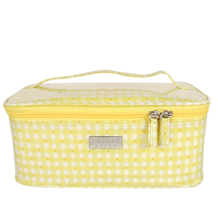 Wicked Sista Gingham Dot Sunshine Medium Beauty Case