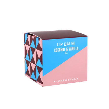 Wicked Sista Coconut & Vanilla Colour Block Lip Balm 20G