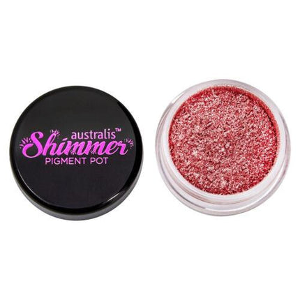 Australis Shimmer Pots Pretty Pink - OhYouLuckyDuck.com.au