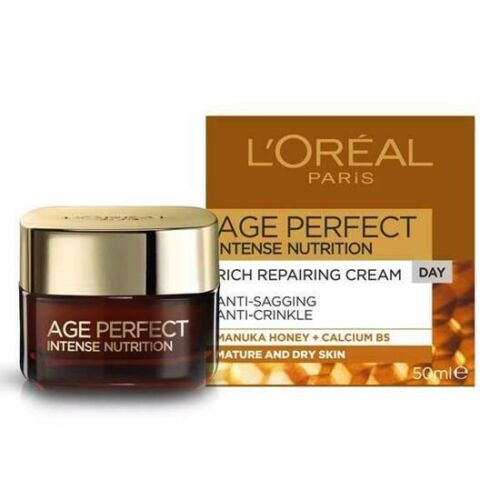 L'oreal Age Perfect Face Cream Day Intense Nutrition 50ml - OhYouLuckyDuck.com.au