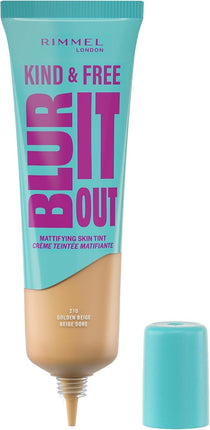 Rimmel Kind & Free Blur It Out Mattifying Skin Tint 210 Golden Beige