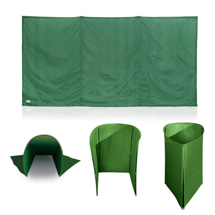 The WallUp Instant Outdoor Privacy Screen 6 Feet High By 12 Feet Wide Green