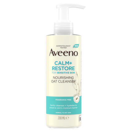 Aveeno Calm + Restore Oat Cleanser 200ML