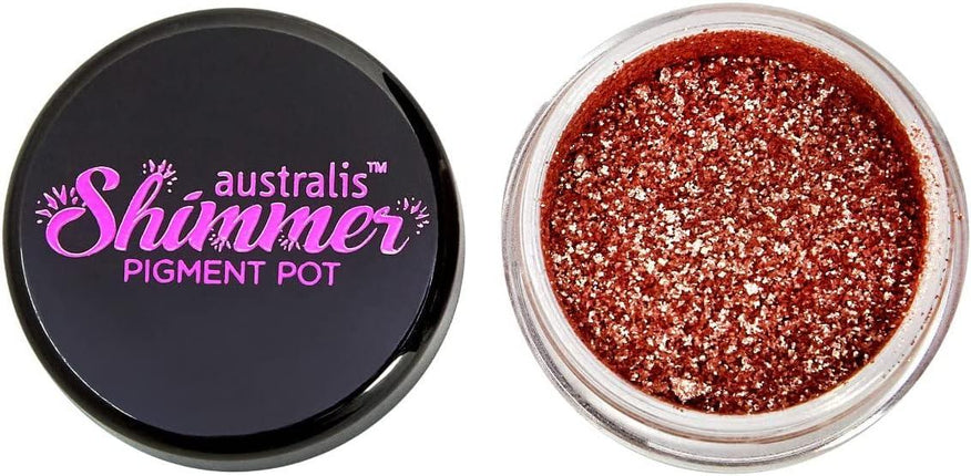 Australis Shimmer Pots Ravishing Rose - OhYouLuckyDuck.com.au