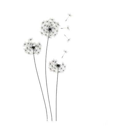 RoomMates Whimsical Dandelion Classic Peel and Stick Wall Decals