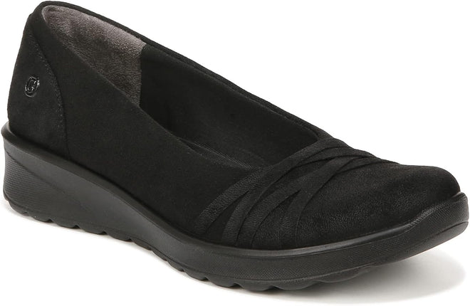 Bzees Goody Slip On Washable Comfort Shoe Black W9