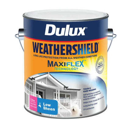 Dulux Exterior Low Sheen Extra Bright Weathershield 2L