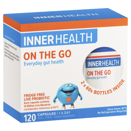 Inner Health On The Go 120 Capsules - OhYouLuckyDuck.com.au