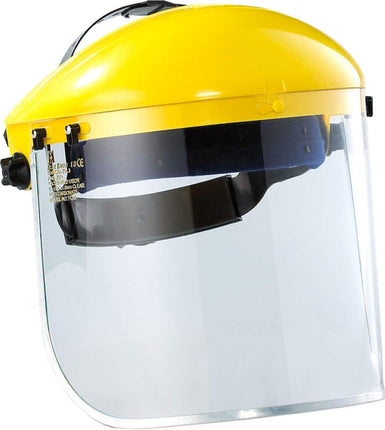 Maxisafe Face Shield with Clear Visor Yellow