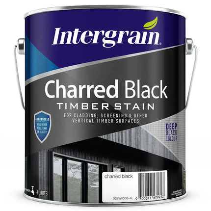 Intergrain Timber Stain Charred Black 4L