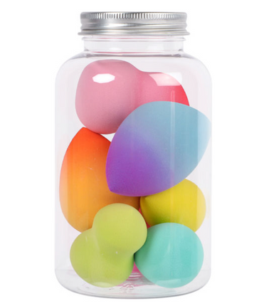 BYS Neon Beauty Blenders In Jar 7PC