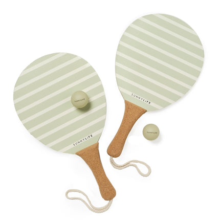 SunnyLife Beach Paddles Sage Stripe