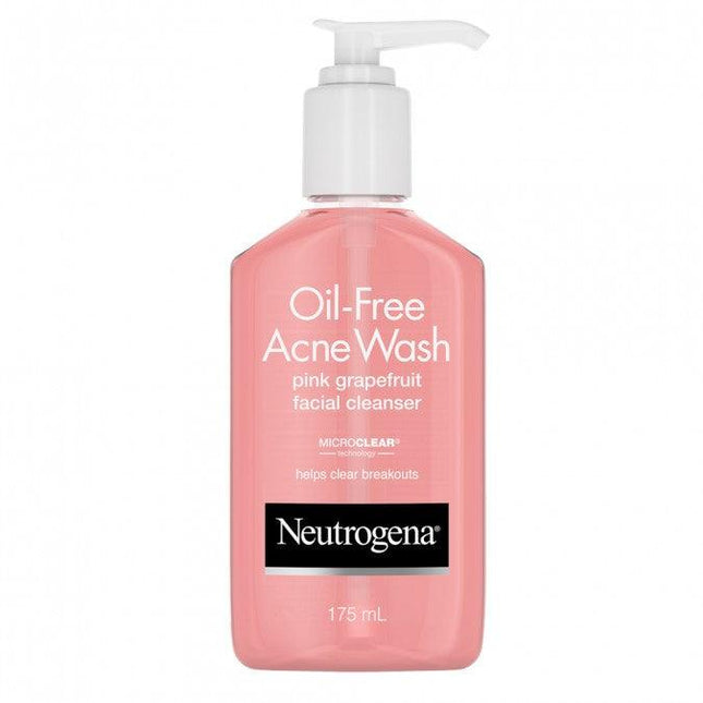 Neutrogena Oil-Free Acne Wash Pink Grapefruit 177ML - OhYouLuckyDuck.com.au