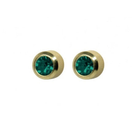 Adnohr Sys75 24K G/P 4Mm Bezel Blue Zircon 7511 0212