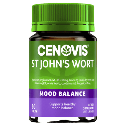 Cenovis St Johns Wort 2000mg 60 Tablets - OhYouLuckyDuck.com.au