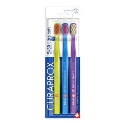 Curaprox 5460 Ultra Soft Toothbrush Trio Pack