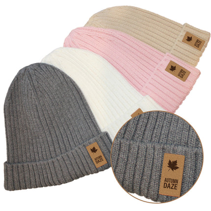 Autumn Daze Rigon Headwear Elgon Beanie Grey M L 58CM
