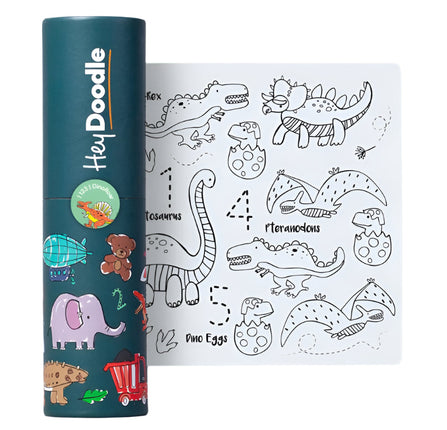 HeyDoodle 123 DinoRoar Classic Colouring & Doodle Mat