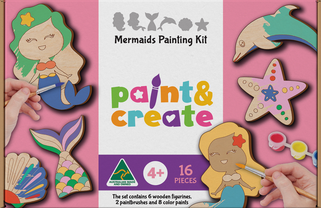 Artico Paint & Create Kit Mermaid