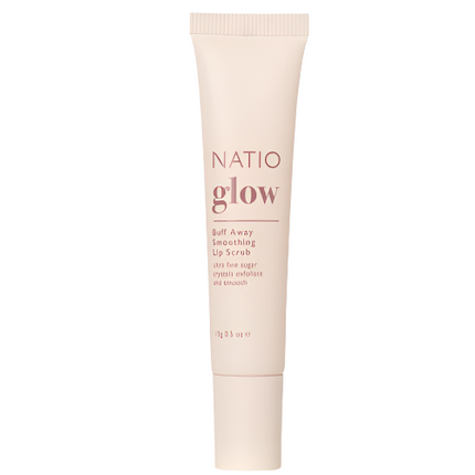 Natio Glow Buff Away Smoothing Lip Scrub 15G