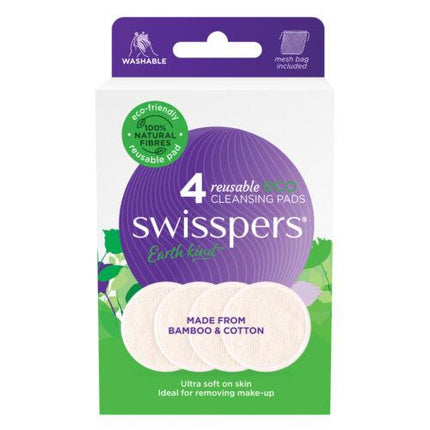 Swisspers Reusable Eco Cleansing Pads 4 Pack - OhYouLuckyDuck.com.au