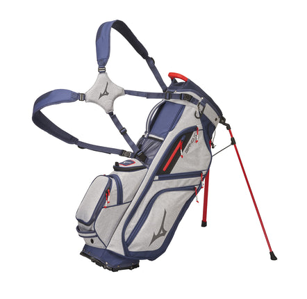 Mizuno Br Dx 14 Way Hybrid Stand Golf Bag Heathered Grey Navy