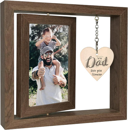 Celebrations Love Heart Love Dad Photo Frame 4 x 6