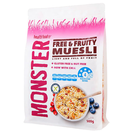 Monster Health Food Co Gluten Free Fruity Muesli 700G