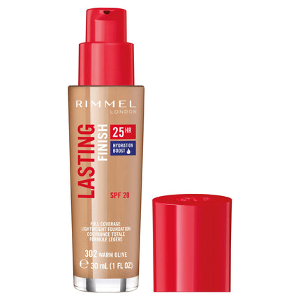 Rimmel London Lasting Finish Foundation 302 Warm Olive