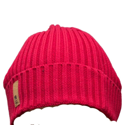 Autumn Daze Elgon Ribbed Beanie Red 58CM