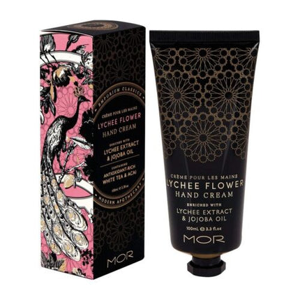 MOR Hand Cream Lychee Flower and Jojoba Oil 100ml - OhYouLuckyDuck.com.au