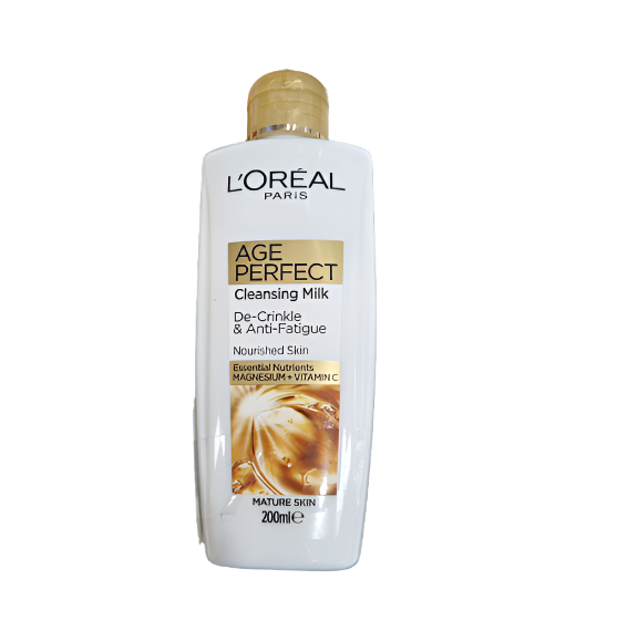 L'Oreal Age Perfect Cleansing Milk 200ml - OhYouLuckyDuck.com.au