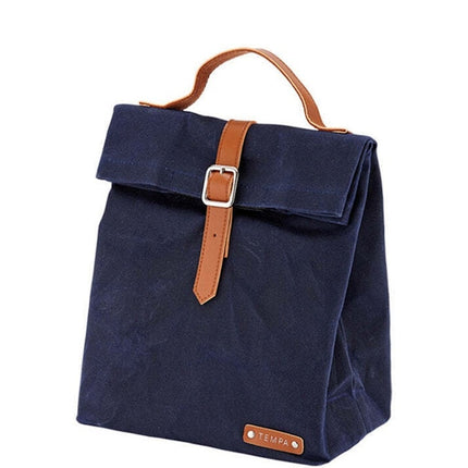 Tempa Buckle Insulated Lunch Bag Navy