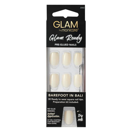 Glam Ready Pre-Glued Nail Barefoot In Bali 30