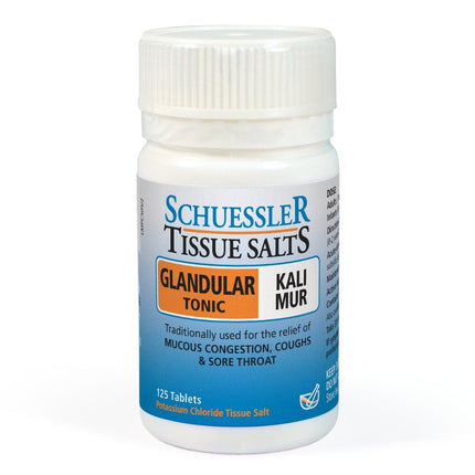Martin & Pleasance Schuessler Tissue Salts Glandular Tonic Tablets 125