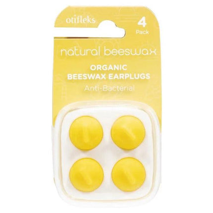 Otifleks Natural Beeswax Earplugs 4 Pack - OhYouLuckyDuck.com.au