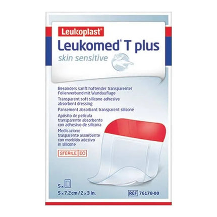 Leukomed T Plus Transparent 5cm x 7.2cm 5 Pack - OhYouLuckyDuck.com.au