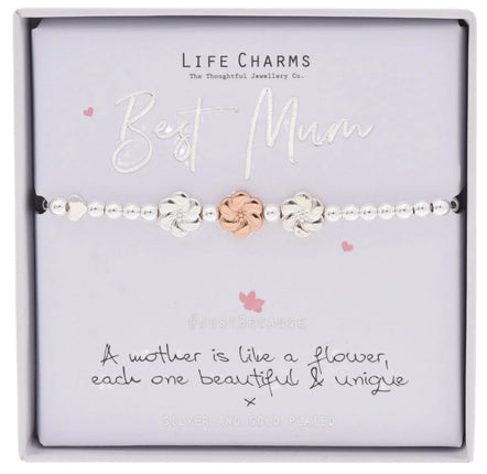 Life Charms Bracelet Best Mum