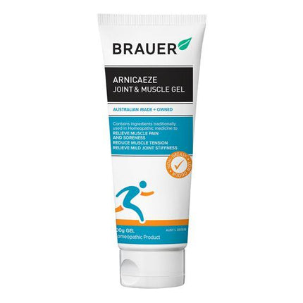 Brauer Natural Arnica Eze Joint and Muscle Gel 100 g - OhYouLuckyDuck.com.au