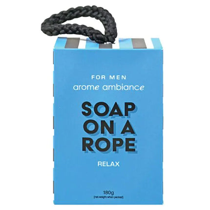 Arome Ambiance Mens Relax Soap on a Rope with Sandalwood and Amber 180G