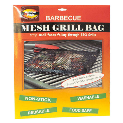 Greenatua 5 Pack BBQ Mesh Grill Mats 30 x 40 cm Black