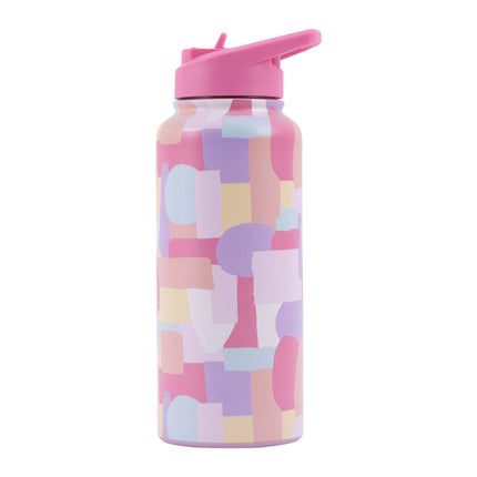 Splosh Sip Insulated Drink Bottle Abstract 950ML
