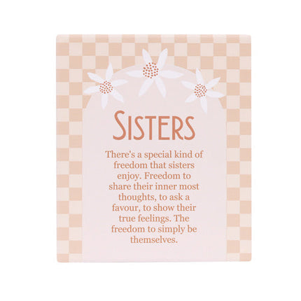 Tuscan Sun Sister Verse Plaque 140mm X 120mm