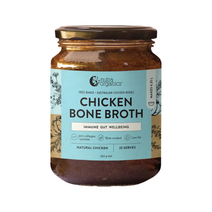 Nutra Organics Chicken Bone Broth Concentrate Natural 250G