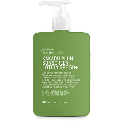 We Are Feel Good Kakadu Plum Sunscreen Lotion Spf 50+ 400ML